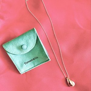 Tiffany Elsa Peretti Teardrop Necklace
